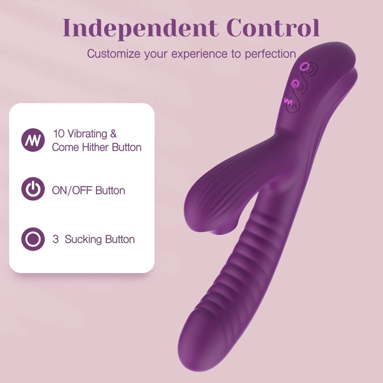 Independent Control
Customize your experience to perfection.